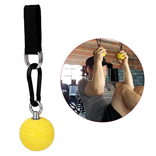 Escalada Pull Up Power Ball Grips de sujeción Escalada Sólida Entrenamiento Bola de bala Bola de bomba para correas para dedo, antebrazo, bíceps, músculos de la espalda, Pull Up Brazo de entrenamiento