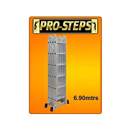Escalera multifuncion 6.90 mtrs. marca Pro-Steps