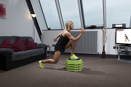 Escape Fitness Escape Riser-Plataforma para Ejercicios aeróbicos, cardiovasculares y plyométricos, Unisex Adulto, Verde, Length and Width: 434mm / 17”. Height: 105mm / 4.1” Escape Fitness Escape Riser-Plataforma para Ejercicios aeróbicos, cardiovasculares y plyométricos, Unisex Adulto, Verde, Length and Width: 434mm / 17”. Height: 105mm / 4.1”