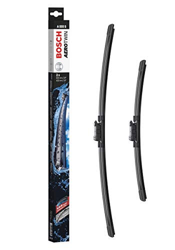 Escobilla limpiaparabrisas Bosch Aerotwin A555S, Longitud: 600mm/400mm – 1 juego para el parabrisas (frontal)