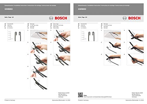 Escobilla limpiaparabrisas Bosch Aerotwin AR551S, Longitud: 550mm/500mm – 1 juego para el parabrisas (frontal) Escobilla limpiaparabrisas Bosch Aerotwin AR551S, Longitud: 550mm/500mm – 1 juego para el parabrisas (frontal)