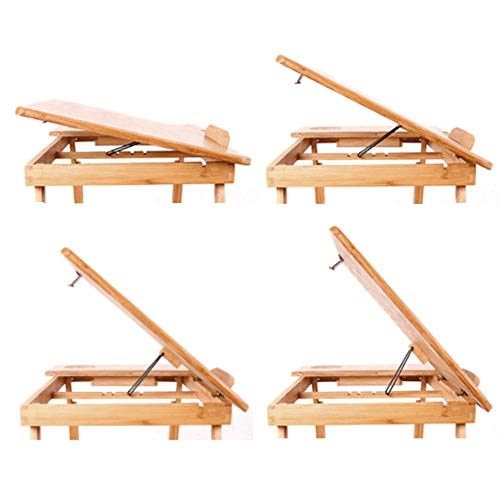 Escritorio De Regazo Bandeja for portátil de escritorio ajustable de inclinación superior de tabla plegable soporta hasta 17 pulgadas de ordenador for interiores y exteriores Adecuado Para Sofá Casero Escritorio De Regazo Bandeja for portátil de escritorio ajustable de inclinación superior de tabla plegable soporta hasta 17 pulgadas de ordenador for interiores y exteriores Adecuado Para Sofá Casero