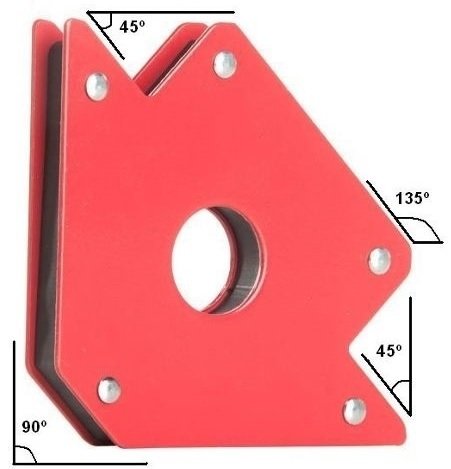 ESCUADRA MAGNÉTICA PARA SOLDADOR 22 Kg. 2 Unidades