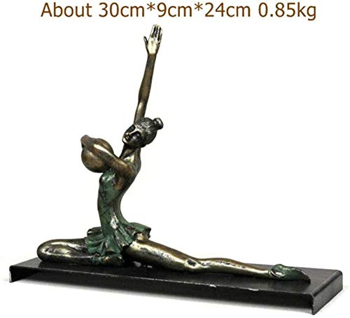 Escultura,Estatua Accesorios para El Hogar Escultura Arte Resina Calistenia Escultura Hierro Chica Gimnasia Estatua Premio Recuerdo Regalo De Cumpleaños Adorno Decoración Accesorios