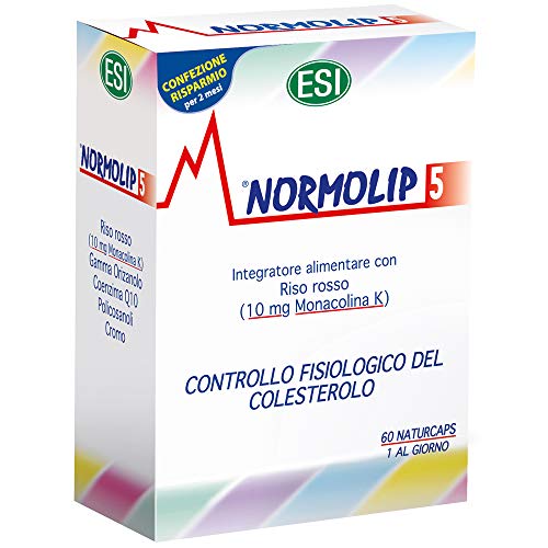 Esi Normolip 5 Complemento Alimenticio para el Control del Colesterol - 60 Cápsulas