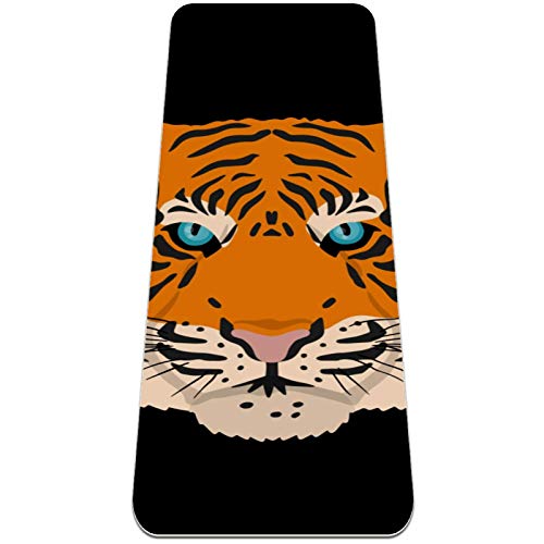Eslifey Angry Tiger - Esterilla de yoga gruesa antideslizante para mujeres y niñas (182,8 x 60,9 cm, 0,6 cm de grosor) Eslifey Angry Tiger - Esterilla de yoga gruesa antideslizante para mujeres y niñas (182,8 x 60,9 cm, 0,6 cm de grosor)