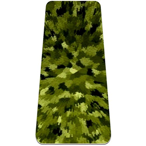 Eslifey - Esterilla de yoga dinámica y estática gruesa antideslizante para mujeres y niñas, esteras de ejercicio suaves para pilates (182 x 61 cm, 1/4 pulgadas de grosor) Eslifey - Esterilla de yoga dinámica y estática gruesa antideslizante para mujeres y niñas, esteras de ejercicio suaves para pilates (182 x 61 cm, 1/4 pulgadas de grosor)
