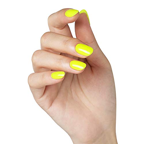 Esmalte de uñas en gel amarillo neón Bluesky número 34,10 ml Esmalte de uñas en gel amarillo neón Bluesky número 34,10 ml