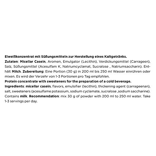 ESN Caseína micelar 2 bolsas de 1000 g – Sabor: vainilla + vainilla = 2 kg ESN Caseína micelar 2 bolsas de 1000 g – Sabor: vainilla + vainilla = 2 kg