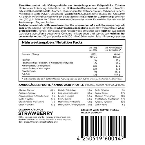 Esn Designer Whey Protein Strawberry - 1000 gr