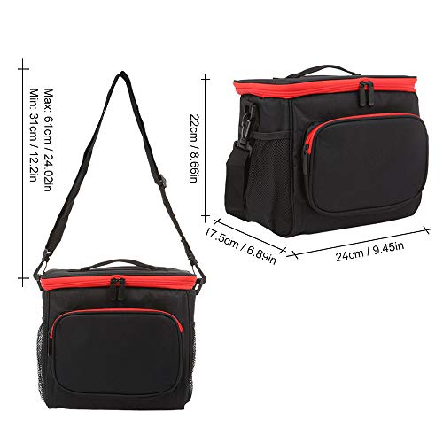 esonmus Bolsa Térmica Comida 10L, Termica Porta Alimentos con Correa Portatil Bolsa de Almuerzo para Adulto Niños Bolsa Nevera Oficina Escuela Viaje (Rojo) esonmus Bolsa Térmica Comida 10L, Termica Porta Alimentos con Correa Portatil Bolsa de Almuerzo para Adulto Niños Bolsa Nevera Oficina Escuela Viaje (Rojo)