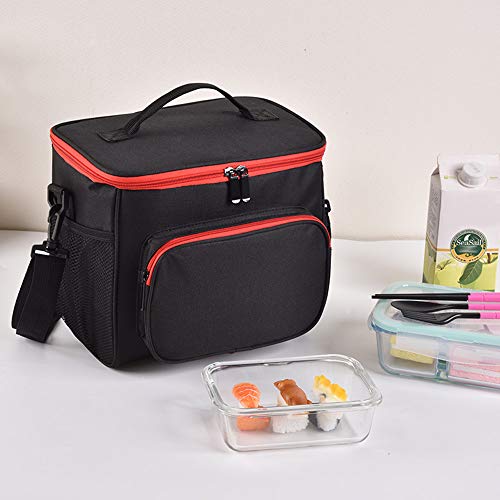 esonmus Bolsa Térmica Comida 10L, Termica Porta Alimentos con Correa Portatil Bolsa de Almuerzo para Adulto Niños Bolsa Nevera Oficina Escuela Viaje (Rojo) esonmus Bolsa Térmica Comida 10L, Termica Porta Alimentos con Correa Portatil Bolsa de Almuerzo para Adulto Niños Bolsa Nevera Oficina Escuela Viaje (Rojo)