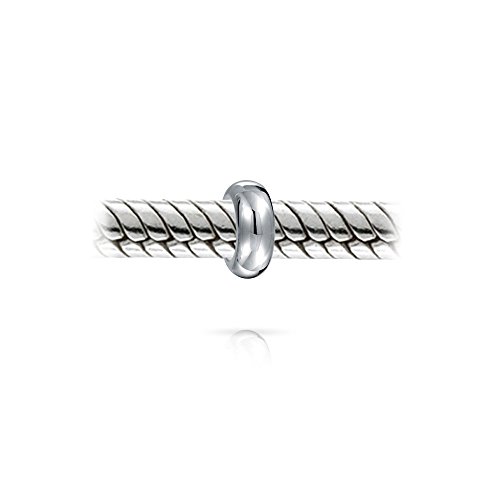 Espaciador Básico Cordón E Abalorios Para Mujer Centro De Goma Blanca Pulido Plata Esterlina 925 Encaja Pulsera Europea Espaciador Básico Cordón E Abalorios Para Mujer Centro De Goma Blanca Pulido Plata Esterlina 925 Encaja Pulsera Europea