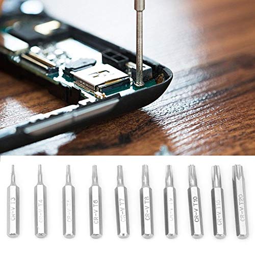 【Especial de Año Nuevo 2021】Puntas de destornillador Pentalobe, 10PCS 4mm T3 / T4 / T5 / T6 / T7 / T8 / T9 / T10 / T15 / T20 Vástago Juego de puntas de destornillador Pentalobe Herramientas de reparac 【Especial de Año Nuevo 2021】Puntas de destornillador Pentalobe, 10PCS 4mm T3 / T4 / T5 / T6 / T7 / T8 / T9 / T10 / T15 / T20 Vástago Juego de puntas de destornillador Pentalobe Herramientas de reparac