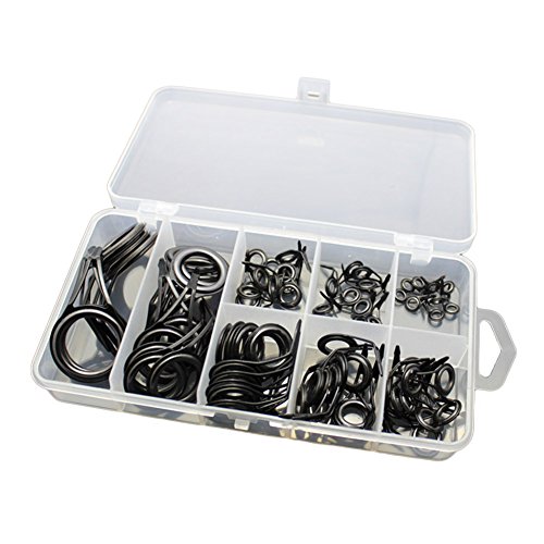Espeedy GuĆa de la caƱa de pescar,75 Unids / set CaƱa de pescar GuĆa Kit de Reparación de Punta Anillos Ojos Conjuntos de Ojos de Reparación de Acero Inoxidable Espeedy GuĆa de la caƱa de pescar,75 Unids / set CaƱa de pescar GuĆa Kit de Reparación de Punta Anillos Ojos Conjuntos de Ojos de Reparación de Acero Inoxidable