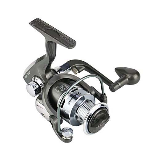 Espeedy Spinning Carrete de Pesca,12BB Ball Bearing 5.5: 1 Ratio Rubber Handle Fishing Reels Serie CL Metal Spinning Wheel Accessories