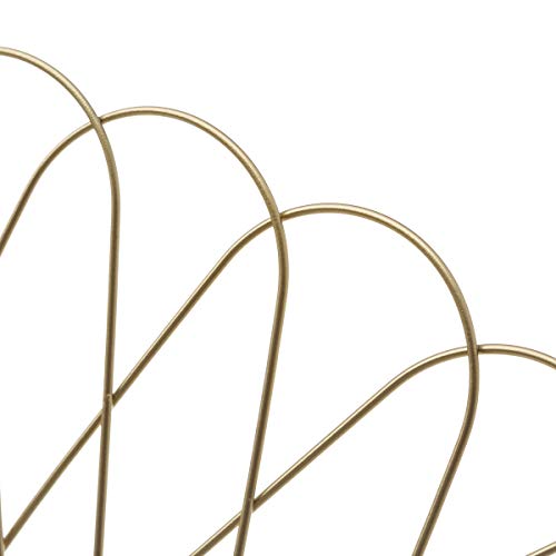 Espejo Flor Dorado de Metal de Ø 56 cm - LOLAhome Espejo Flor Dorado de Metal de Ø 56 cm - LOLAhome