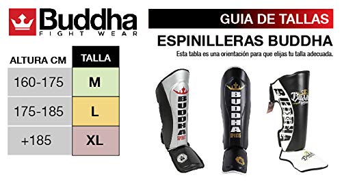 Espinilleras Buddha Top Premium Negras Espinilleras Buddha Top Premium Negras