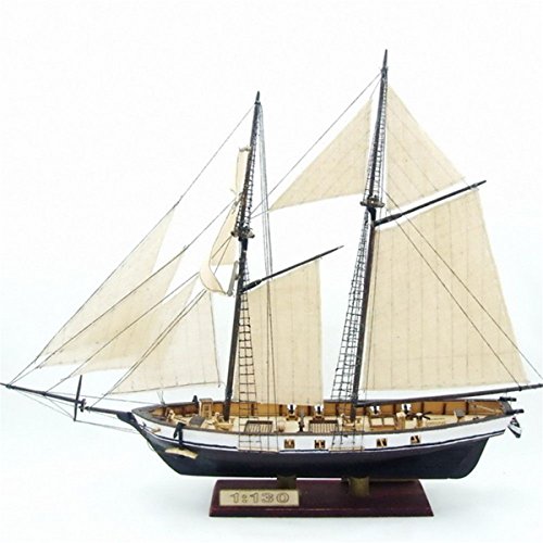 EsportsMJJ 380X130X270Mm Diy Barco Conjunto Modelo Kits Clásico Madera Vela Barcos Escala Modelo Decoración EsportsMJJ 380X130X270Mm Diy Barco Conjunto Modelo Kits Clásico Madera Vela Barcos Escala Modelo Decoración