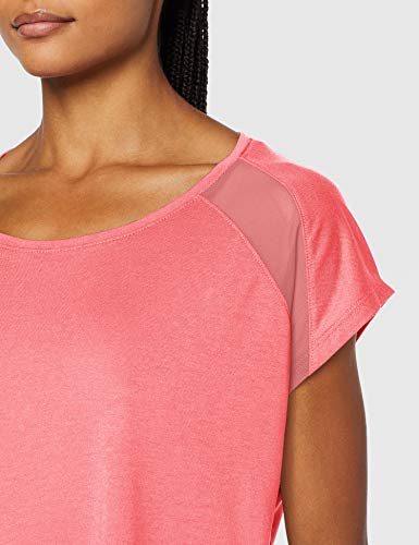 Esprit Casual Sports Tshirt Sslv SL Top de Deporte, Rojo (Rot), Large para Mujer