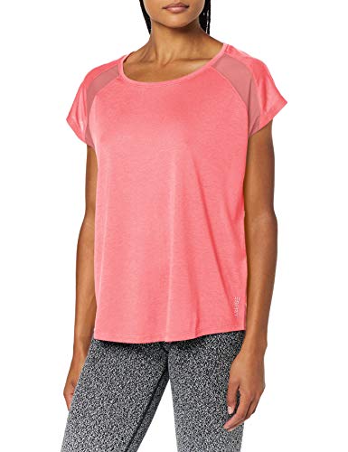 Esprit Casual Sports Tshirt Sslv SL Top de Deporte, Rojo (Rot), Large para Mujer