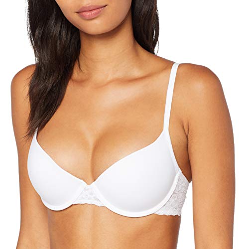 Esprit Daily Lace Micro Sexy Push Sujetador up, Blanco (White 100), 95A (Talla del Fabricante: 80 A) para Mujer