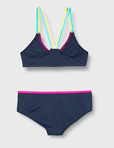 ESPRIT Hyde Beach Yg Bustier+hipster Short Juego de bikini,MARINO 2 ( 401 ) , 164 para Niñas