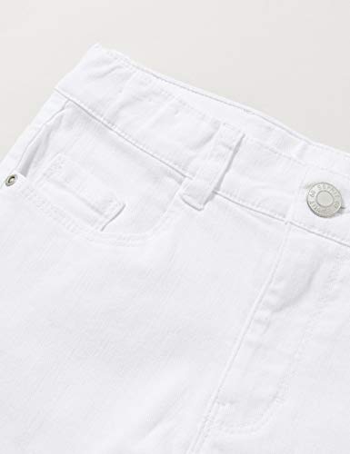 Esprit Rq2500502 Denim Shorts Pantalones Cortos, Blanco (White 010), 140 para Niñas