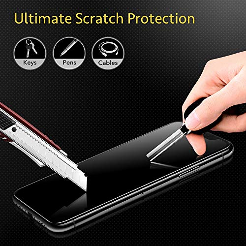 ESR Protector de Pantalla para iPhone 11/iPhone XR, [2 Unidades] Protector de Cristal Templado Premium para iPhone 11, [Marco de Instalación Fácil] Vidrio Templado para iPhone de 6,1” (2019)