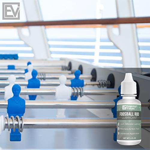 Essential Values Lubricante de Barra de Foosball - lubricante de Silicona para Las Barras de Mesa de Foosball/Tornado Essential Values Lubricante de Barra de Foosball - lubricante de Silicona para Las Barras de Mesa de Foosball/Tornado