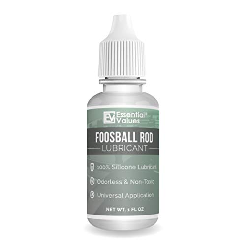 Essential Values Lubricante de Barra de Foosball - lubricante de Silicona para Las Barras de Mesa de Foosball/Tornado Essential Values Lubricante de Barra de Foosball - lubricante de Silicona para Las Barras de Mesa de Foosball/Tornado