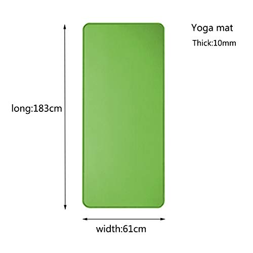 Essential Yoga Starter Set Kit,5pcs Includes Yoga Mat,2 x 0.5kg Mancuernas,1 Rueda de Yoga,1x Saltar la Cuerda,Resistencia al Yoga con Pedales,Para Pilates y Otros Entrenamientos de Fitness,Green