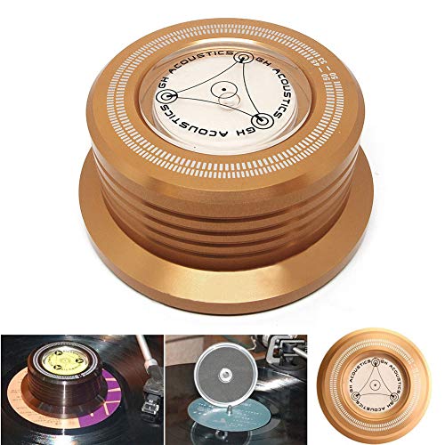Estabilizador de disco, LP528B Peso récord Phono LP Disco, Negro 50Hz Nivel de tocadiscos 280G (10 oz) HiFi 3 en 1 disco de disco de vinilo con nivelación de burbujas para vibración equilibrada Estabilizador de disco, LP528B Peso récord Phono LP Disco, Negro 50Hz Nivel de tocadiscos 280G (10 oz) HiFi 3 en 1 disco de disco de vinilo con nivelación de burbujas para vibración equilibrada