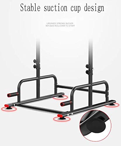 Estación De Dominadas, Barras De Inmersión Power Rack Estación De Inmersión De Entrenamiento De Varios Gimnasios Estación De Tracción Independiente, 5 Niveles De Ajuste De Altura, Carga De 300 Kg, Es