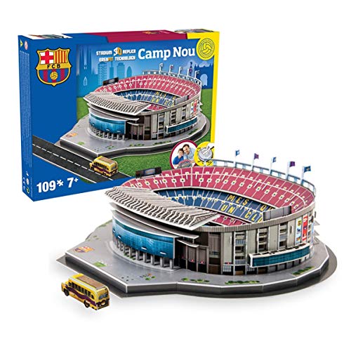 Estadio Camp NOU (FC Barcelona) - Nanostad - Puzzle 3D (Producto Oficial Licenciado)
