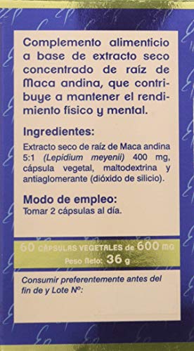 ESTADO PURO MACA 2000 mg 60 Capsulas ESTADO PURO MACA 2000 mg 60 Capsulas