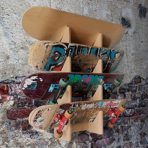 Estante de pared para skateboards Estante de pared para skateboards