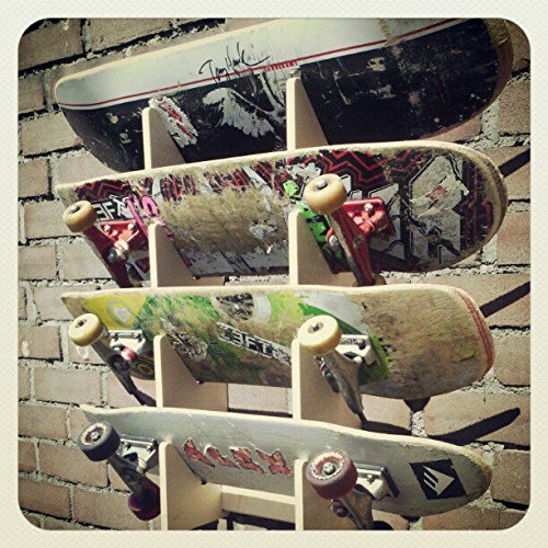 Estante de pared para skateboards Estante de pared para skateboards