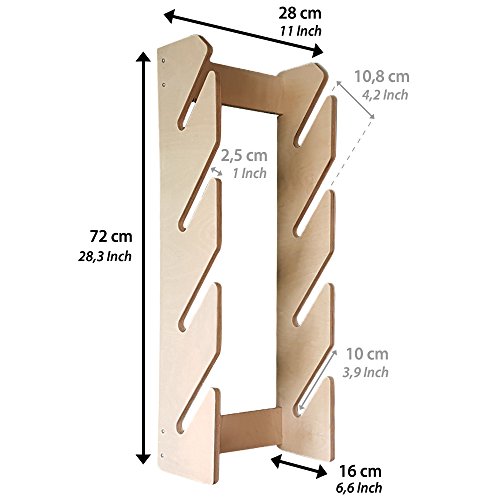 Estante de pared para skateboards Estante de pared para skateboards