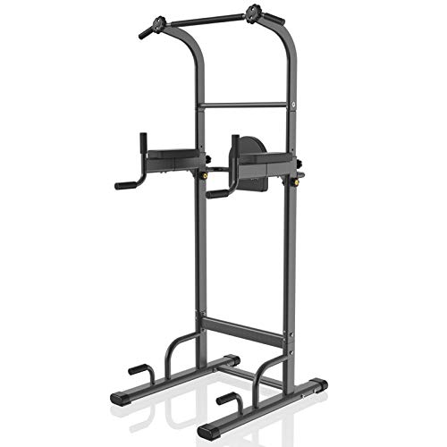 Estante para Sentadillas Y Barra de Dominadas Altura Ajustable,Equipo Gimnasia Pull-Ups Súper Grandes Levantador Dominadas con Ajuste 14 Segmentos Ejercicio Músculos Abdominales