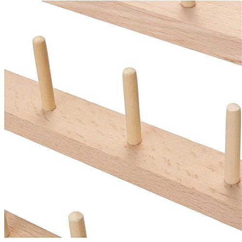 Estante plegable de madera con 60 hilos de bobina, soporte de almacenamiento de madera, organizador de costura, costura, bordado, organizador de bobina y estante, herramientas para coser manualidades Estante plegable de madera con 60 hilos de bobina, soporte de almacenamiento de madera, organizador de costura, costura, bordado, organizador de bobina y estante, herramientas para coser manualidades