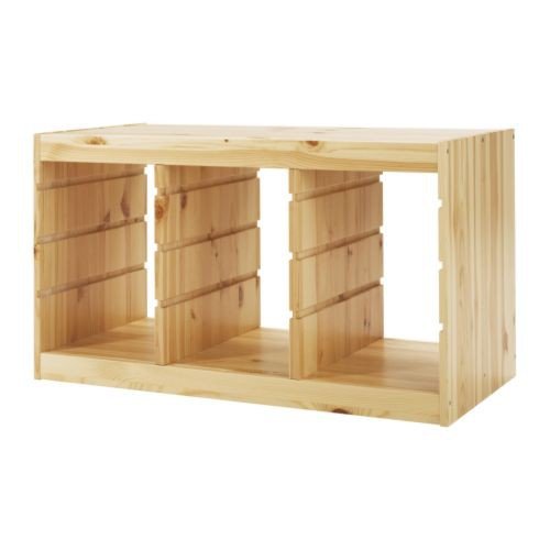 Estantería de madera de pino marco IKEA TROFAST; (94 cm x 52 cm)
