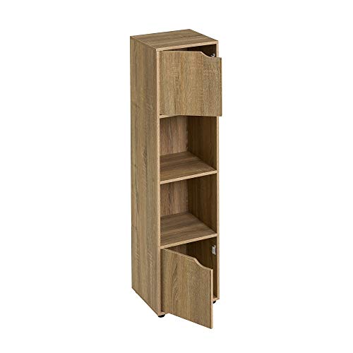 Estantería de Puerta de Madera marrón nórdica de 119x29x30 cm - LOLAhome