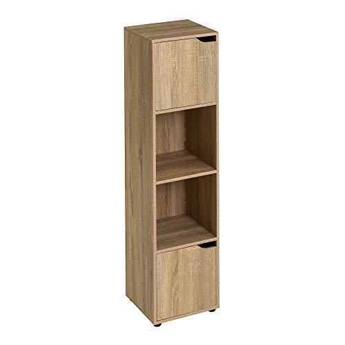 Estantería de Puerta de Madera marrón nórdica de 119x29x30 cm - LOLAhome