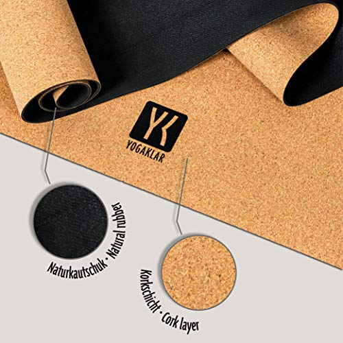 Esterilla antideslizante premium para yoga, incluye una práctica correa de transporte. Hecha de corcho y caucho natural y de fácil cuidado. Materiales 100% naturales y ecológicos. A PUNTO para el YOGA Esterilla antideslizante premium para yoga, incluye una práctica correa de transporte. Hecha de corcho y caucho natural y de fácil cuidado. Materiales 100% naturales y ecológicos. A PUNTO para el YOGA