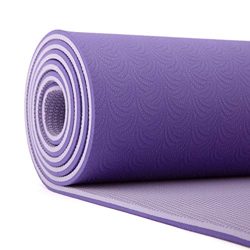 Esterilla de yoga Lotus Pro, también para gimnasia, pilates y fitness, suave y antideslizante, hipoalergénica, 100% reciclable