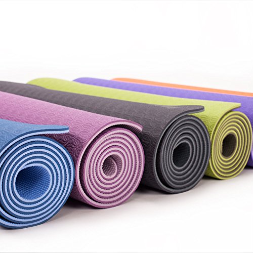 Esterilla de yoga Lotus Pro, también para gimnasia, pilates y fitness, suave y antideslizante, hipoalergénica, 100% reciclable