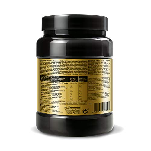 Estimulador Muscular, Suplemento Deportivo para Aumento de Masa Muscular con BCAA aminoacidos, Vitaminas y Minerales, 1,2Kg (Sabor Chocolate) Ganador de Peso, Mass Gainer POWST