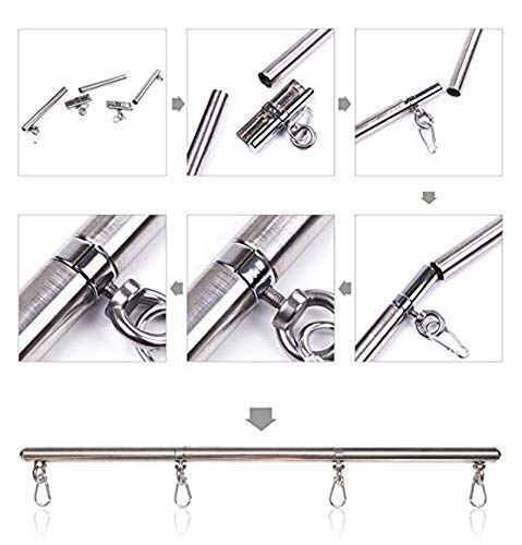 Estiramiento barra posición retractor del muslo principal puños ajustables competencia entrenamiento deportivo herramientas auxiliares de pierna (rojo) damas Bdsm lencería body esclava sexual Estiramiento barra posición retractor del muslo principal puños ajustables competencia entrenamiento deportivo herramientas auxiliares de pierna (rojo) damas Bdsm lencería body esclava sexual