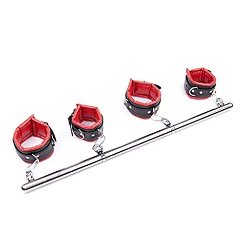 Estiramiento barra posición retractor del muslo principal puños ajustables competencia entrenamiento deportivo herramientas auxiliares de pierna (rojo) damas Bdsm lencería body esclava sexual Estiramiento barra posición retractor del muslo principal puños ajustables competencia entrenamiento deportivo herramientas auxiliares de pierna (rojo) damas Bdsm lencería body esclava sexual
